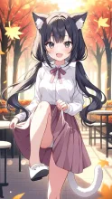 D　にゃんにゃん秋コーデ