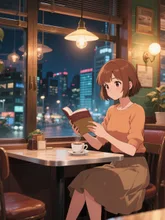 きらめくカフェ