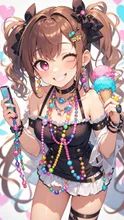 ロリカワギャル💕アイスクリーム美味しいよね❤️