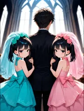 あかね&みどり『ねぇっ‼️どっち⁉️』