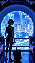 画像生成チャレンジ·未来の旅行 の投稿作品