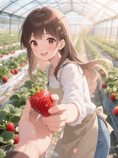 高精度アニメ - いちご狩り🍓 / はると