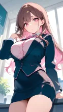 受付嬢 — パランさんのAIイラスト