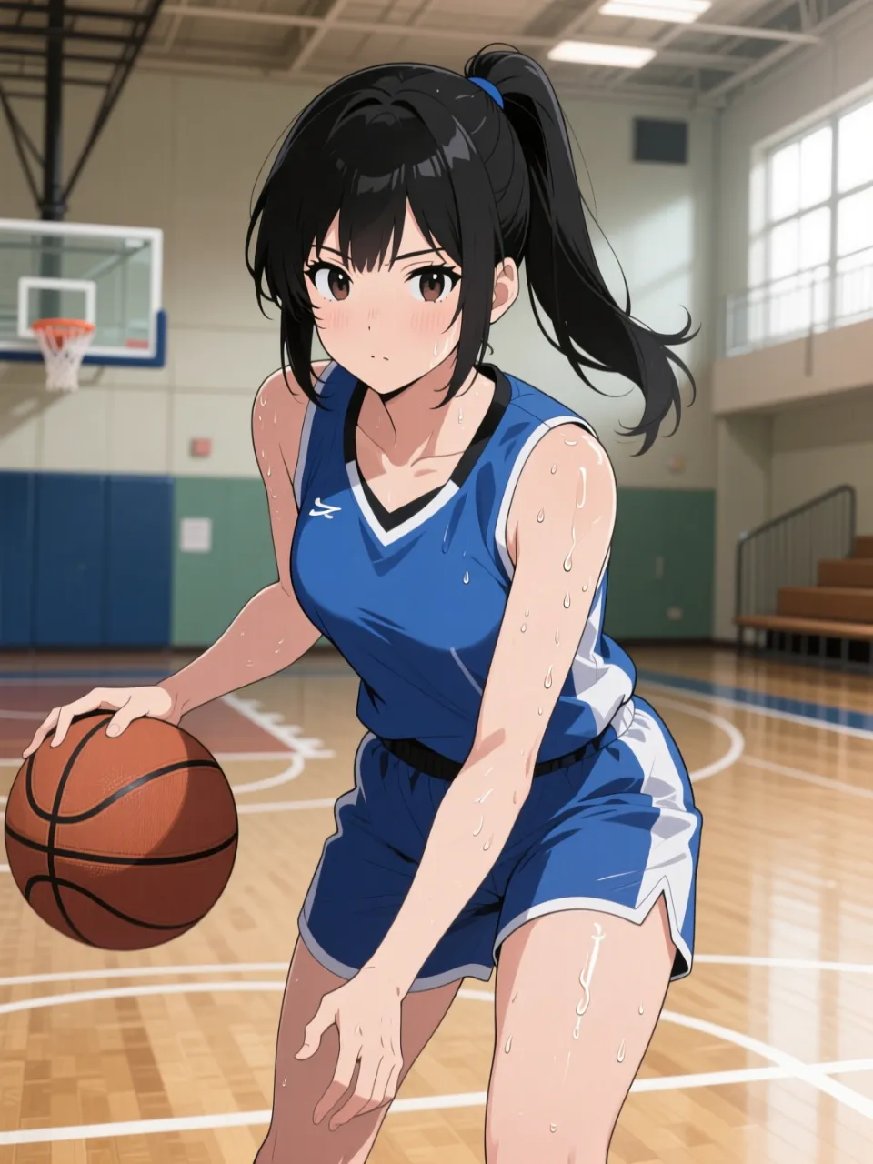 女子バスケ部の女子高生 — 衛宮士郎さんのAIイラスト