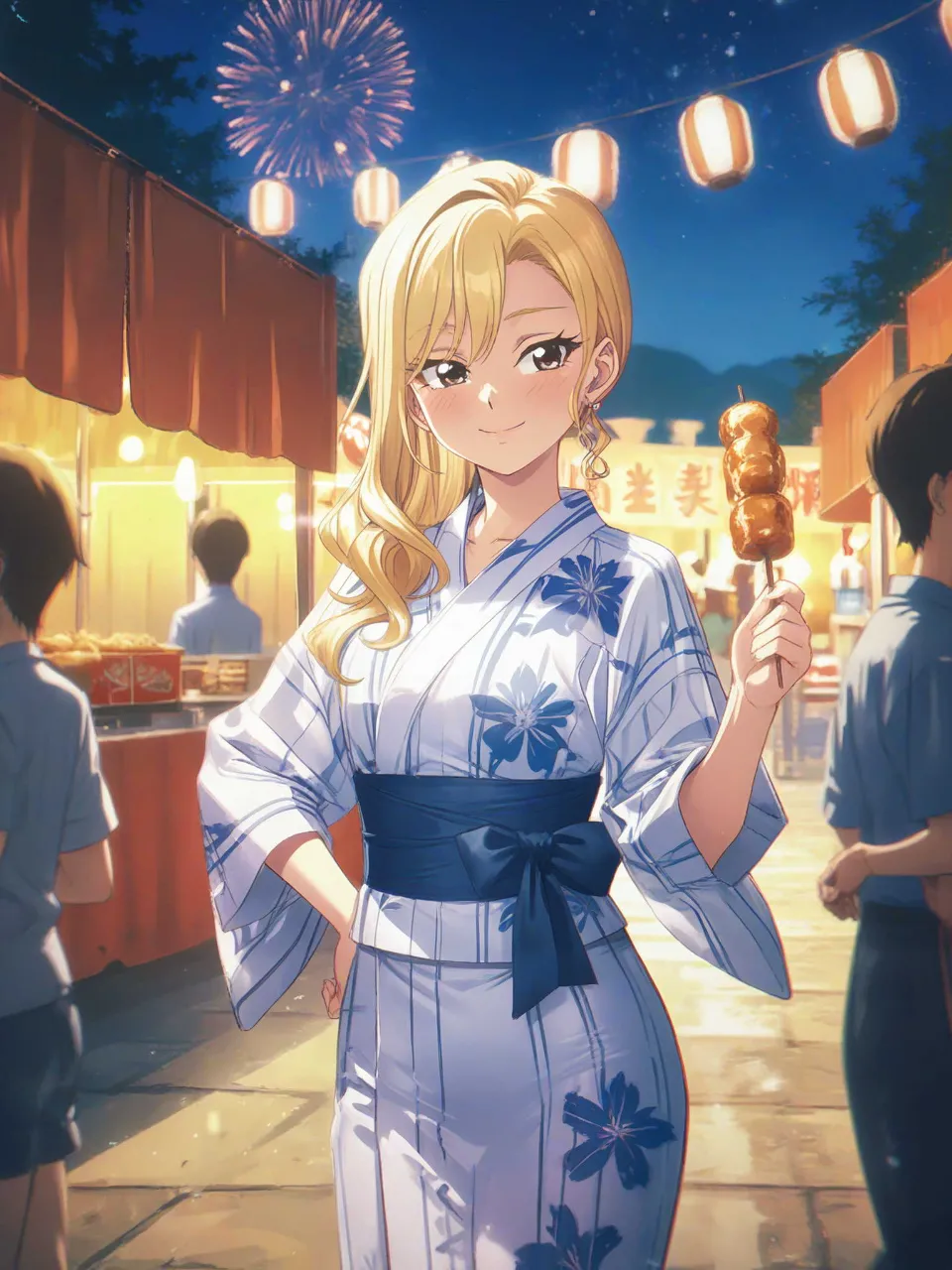 ギャルと夏祭り
