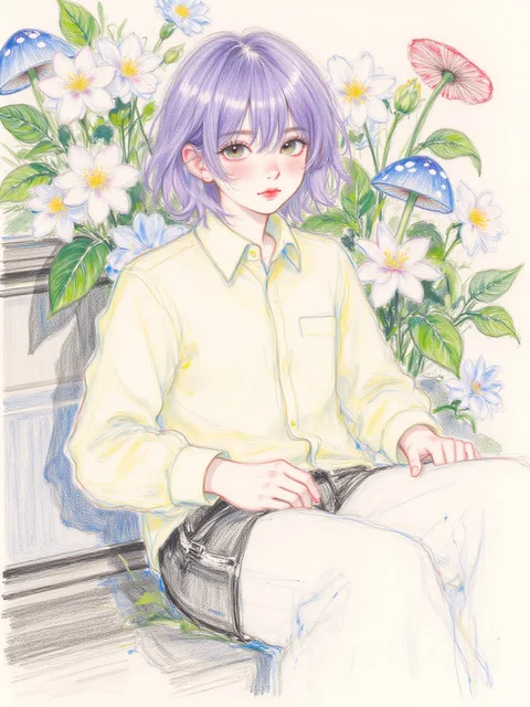 色鉛筆リアル風 - 𝓝𝓞𝓐