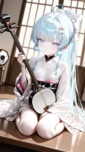 弾けないけどとりあえず持ってみた水色