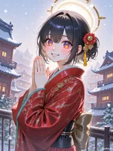初雪に願いを