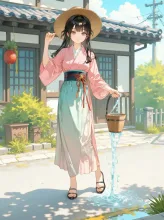 穴の開いた桶