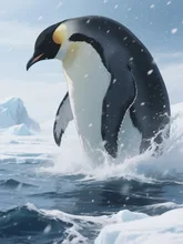 氷海のヌシ，巨大ペンギン現る！