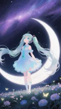 見上げて