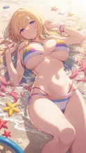疲れちゃったぁ。 — addmin 12-5さんのAIイラスト