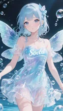 爽やかなソーダ水の妖精