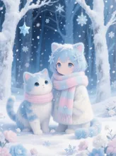 画像生成チャレンジ·氷雪幻境 の投稿作品