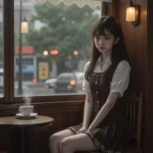 窓ガラスの雨だれ·初夏チャレンジ の投稿作品