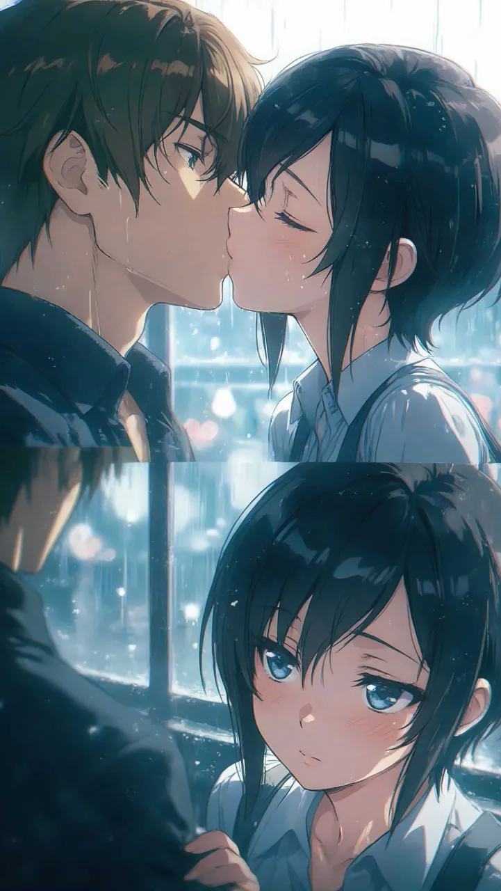 雨の中の出来事♡