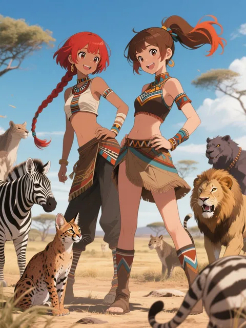 双子とサバンナ