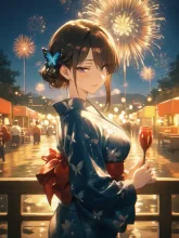 お酒を飲みながら — AI art on SUPPART