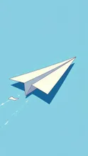 紙飛行機の飛行機