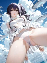 雲の擬人化·空に浮かぶ島で の投稿作品