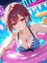 真夏のナイトプール