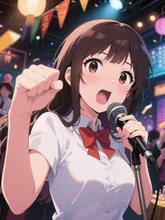 演歌熱唱中