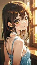 今日も朝からこんなにいっぱい出して元気だねおにいちゃん❤️ — accelさんのAIイラスト