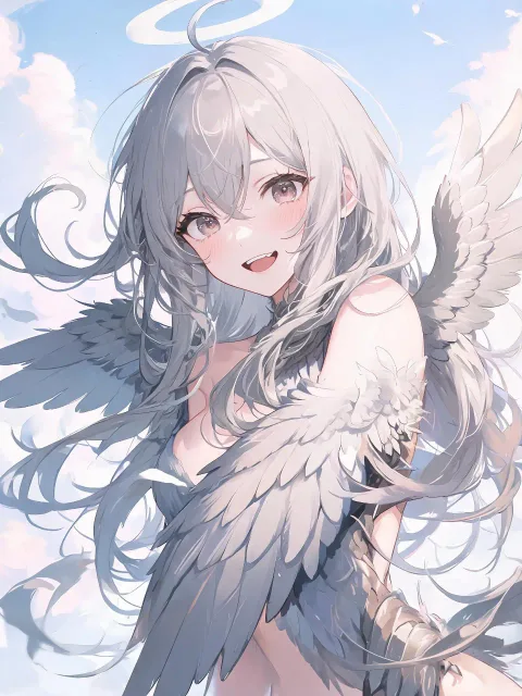 羽が生えたよ