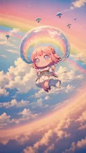 画像生成チャレンジ·パラシュート の投稿作品