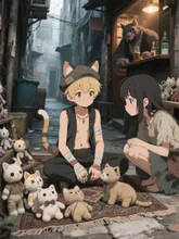 影に生きる小さな職人魂 — anime好き🌟シャガリエスさんのAIイラスト
