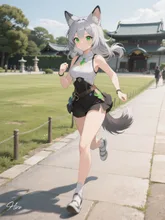 日課のランニング