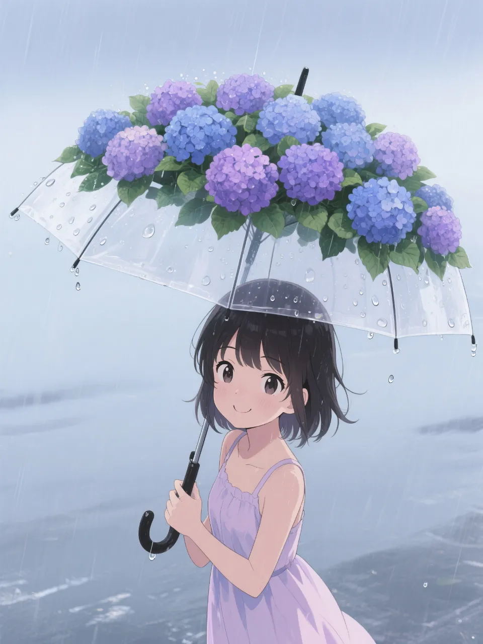 紫陽花傘