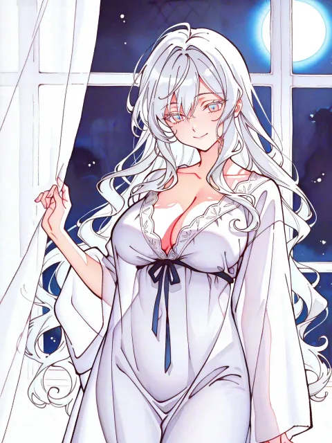 月下の貴婦人