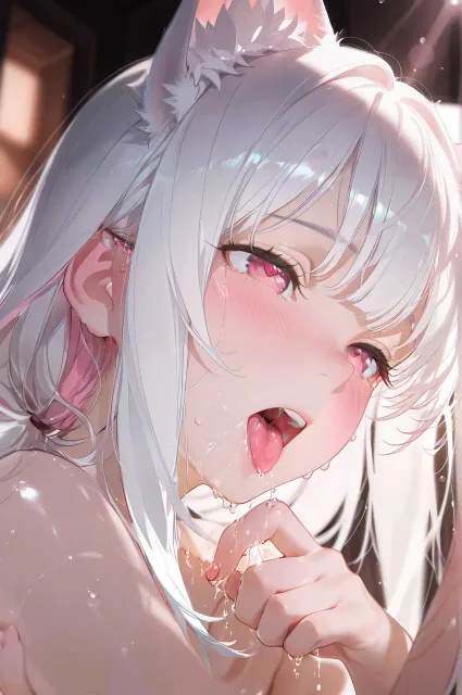 んニャァぁぁあっアッ…