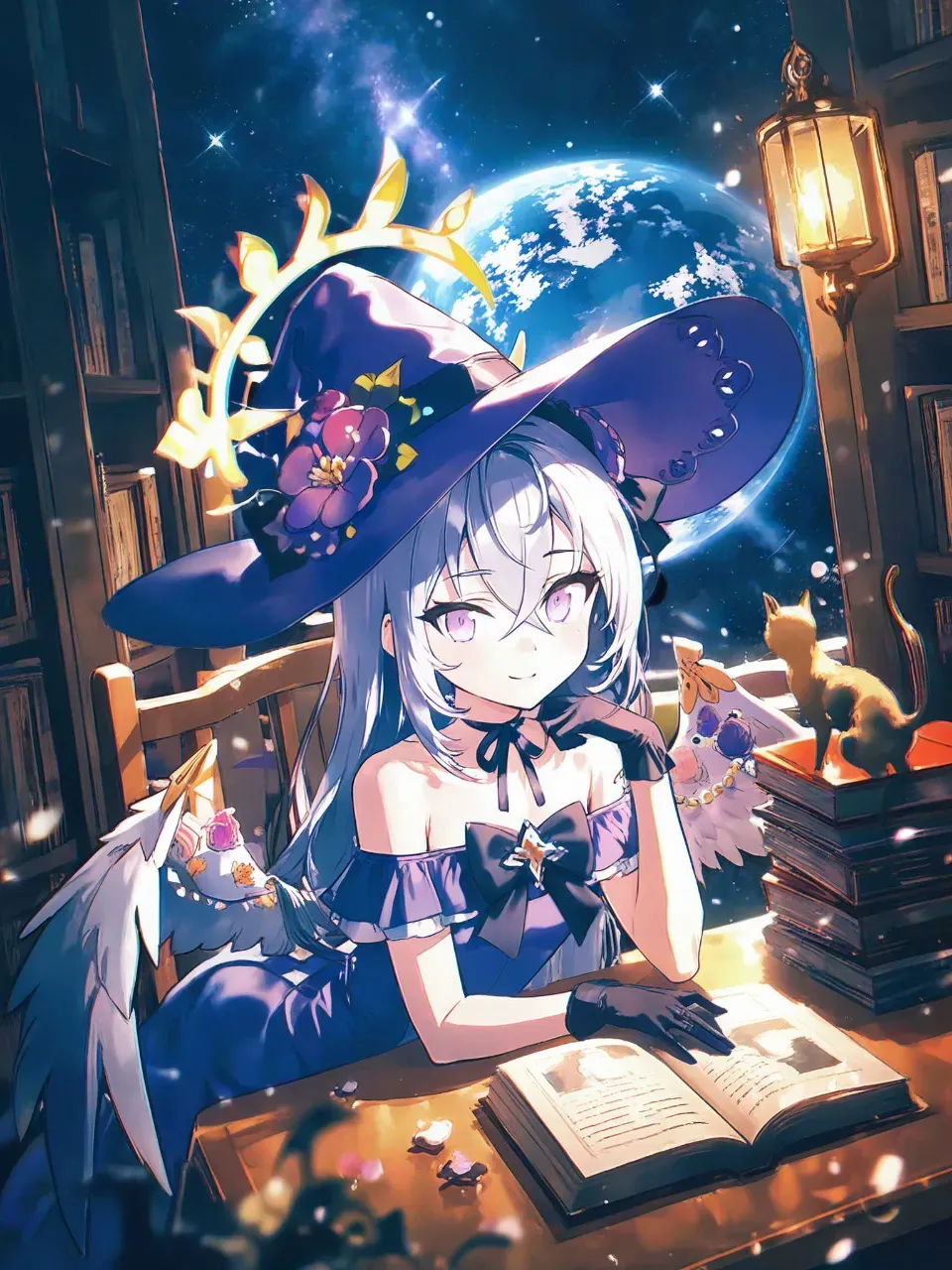 惑星の見える図書館