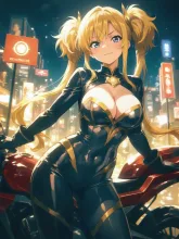 真夏のライダーガール·風を切る、孤高の横顔 の投稿作品