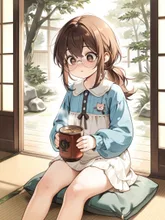 おばあちゃんの家にて