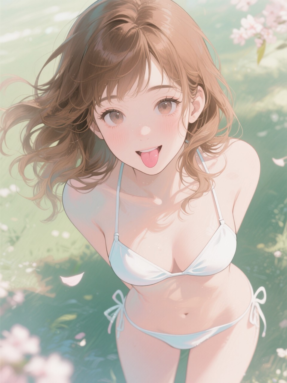 じつは女の子でした〜♪ — てぃぶてぃさんのAIイラスト