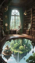 空飛ぶ図書館·チャレンジ の投稿作品