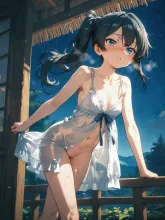 月あかりの下·薄着で立つ の投稿作品