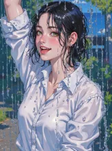 傘忘れました。