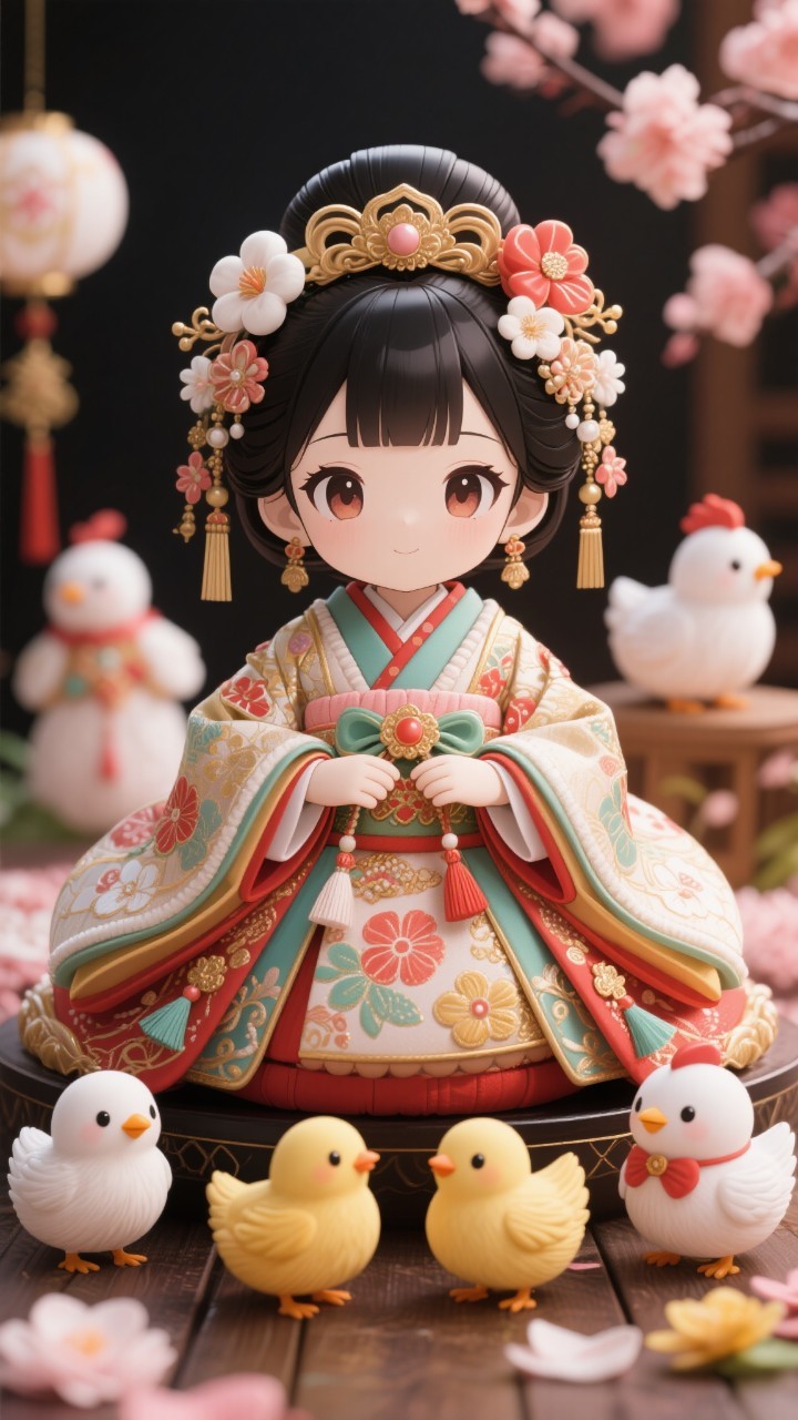 お雛様とお雛ちゃん