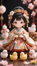 お雛様とお雛ちゃん