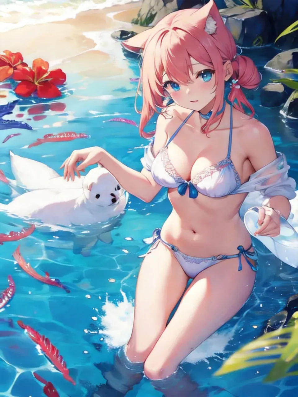 海 — ちいさんのAIイラスト