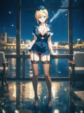 大空のスチュワーデス·タイト制服のCA の投稿作品
