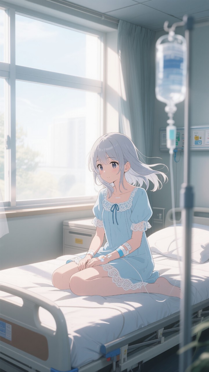 光・差し込む病室