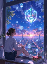 窓辺の夜