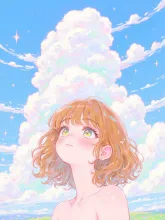入道雲☁ — ユウさんのAIイラスト