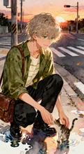 キミより先に猫が来た