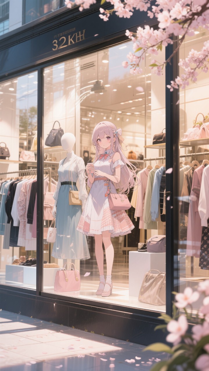 高精度アニメ - 春のお買いもの / つみき
